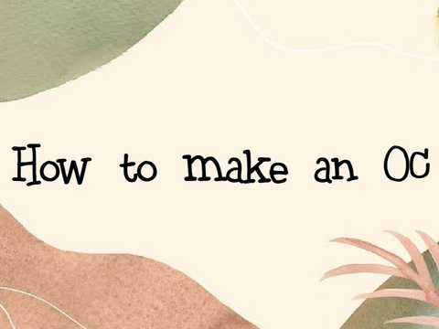 ˗ˏˋ How to get an OC ´ˎ˗