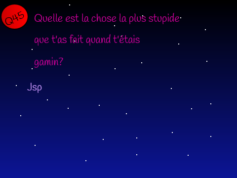 85 questions [UPDATE] remix remix
