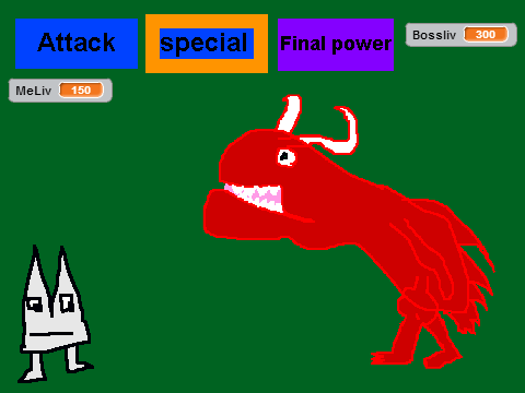 Boss battle 1 with Mr Tooth