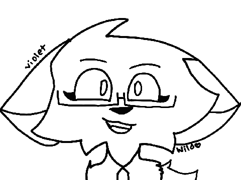Random Violet Lineart