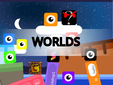 WORLDS-A mobile friendly scrolling platformer #games #all
