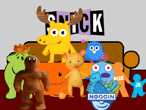 The Noggin and Nick Jr. characters watch the THX logo