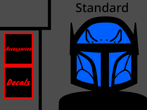 Customizable Mandalorian Helmet 4.0 (mobile friendly!)