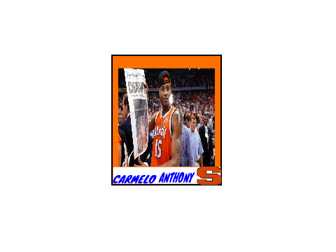 Carmelo Anthony Rookie Card I Made