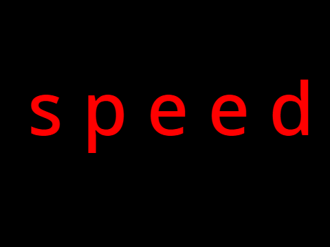 You wanna see some real speed?