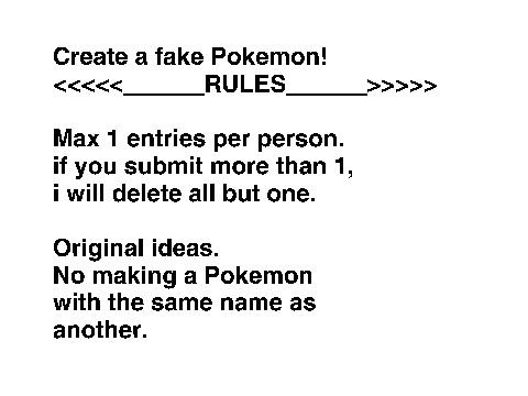 FAKE POKEMON CONTEST! remix