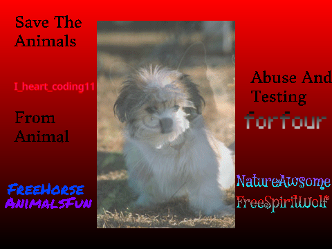 Plz Sign To Stop Animal Testing And Abuse!!!!!! remix remix remix