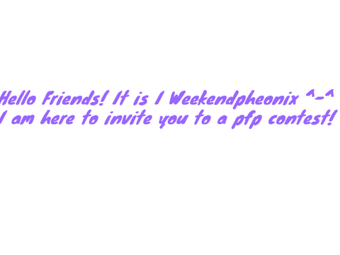 Pfp Contest!!! 62 follower special I guess