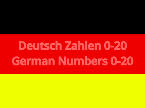 German Numbers (Part - 1)