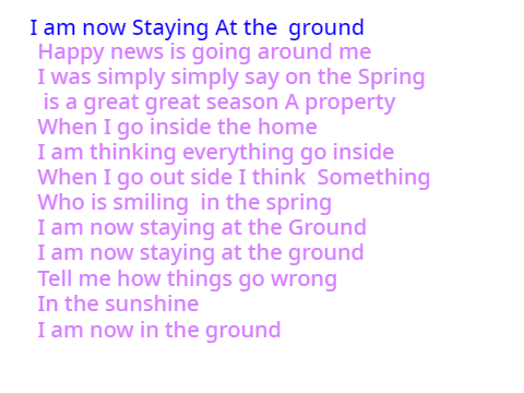 I am now staying at the ground remix