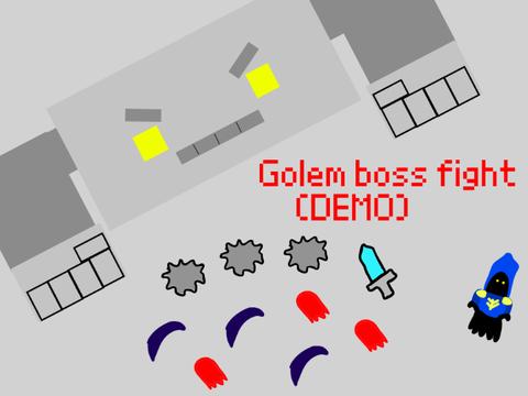 Golem boss fight (DEMO)
