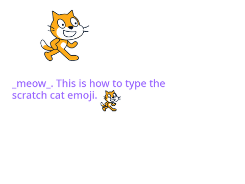 Scratch cat emoji