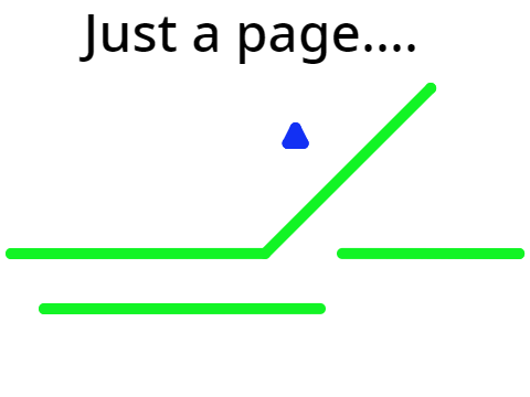 Just a page, 100% Pen platformer
