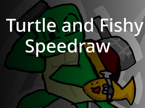 Turtle & Fishy Speedraw | Gift for @Exot1cFish