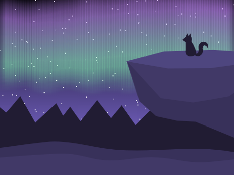 Northern Lights Parallax
