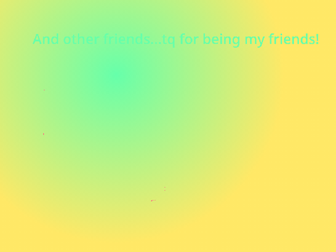 To All My Friends
