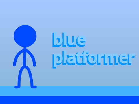  blue platformer