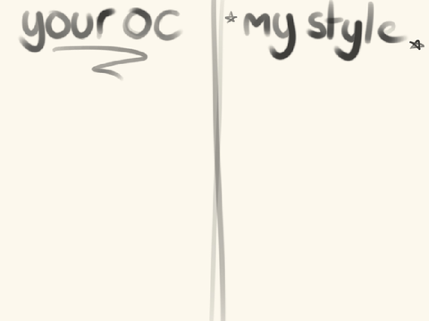 Your oc, my style