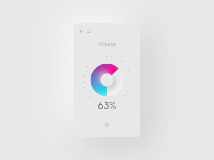 Volume Slider UI
