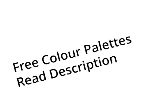 Free Colour Palettes