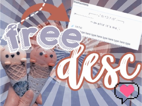⌗ free desc❜