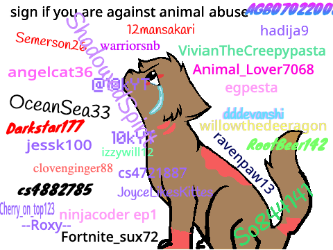 Sign This If You Are Against Animal Abuse. remix