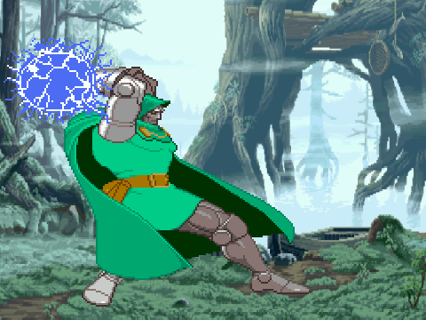 Doctor Doom vs. Super Sonic (School Animation Thing)
