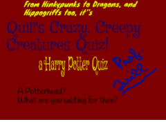 Quill's Crazy, Creepy Creatures Quiz!
