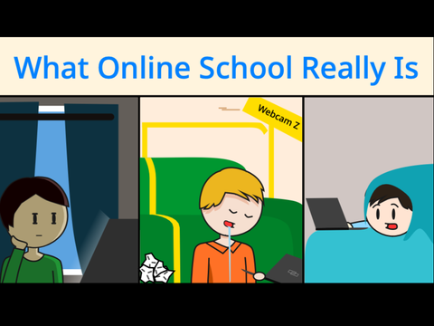 What Online School Is Really Like #Animations