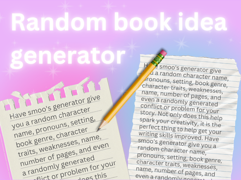 Random book idea generator 
