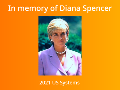 In memory of Diana Spencer