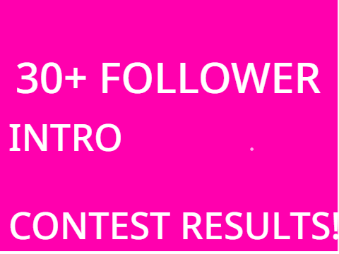 Contest results!!