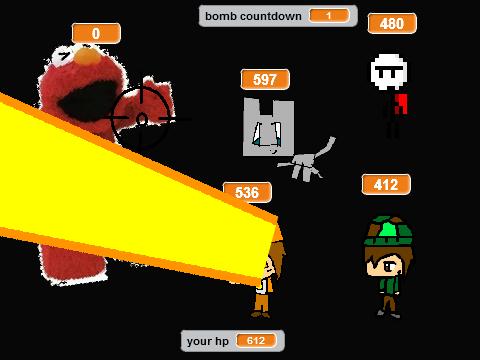 Add yourself fighting Elmo in the vortex 2! waffle e