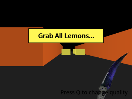 Non-Euclidean Lemon Grab Raycaster with knife