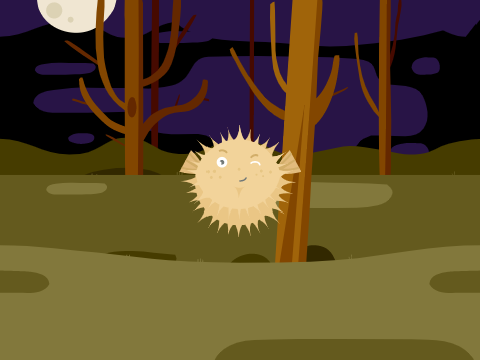 Talking and Traveling Pufferfish!