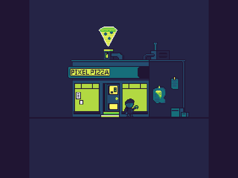 Pixel Pizza Art