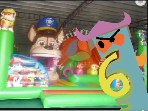 Paw Patrol Bouncy Castle dice Chubut