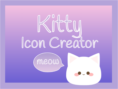 *ੈ✩ Kitty Icon Creator ˊˎ-