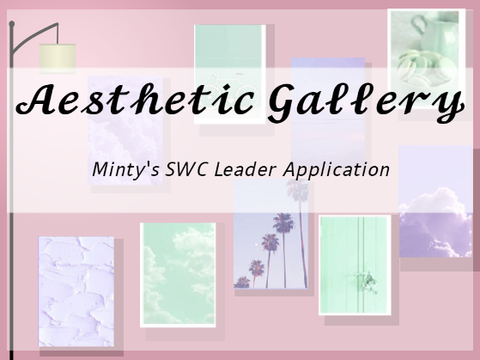 Minty's Aesthetic Gallery (SWC Leader App) Mystery Co