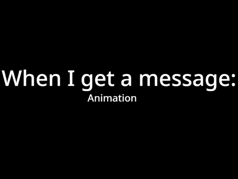 When I get a scratch message(animation)