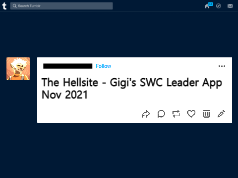 The hellsite - SWC Leader App Nov 2021