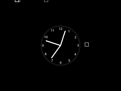 Analog Clock (with settings)