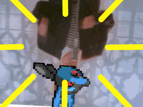 WHA- You got lucario rolled