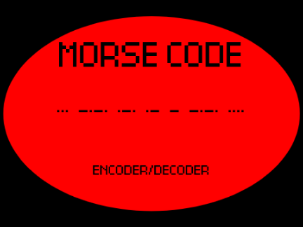 Morse Code Encoder & Decoder (updated)
