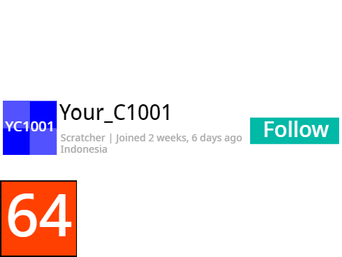 Following YC1001 64 times
