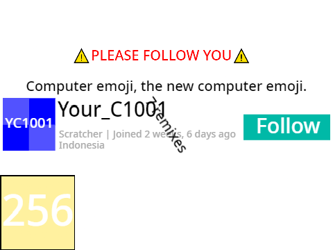 Following YC1001 256 times