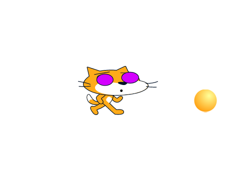 scratch cat thinks he is a loser
