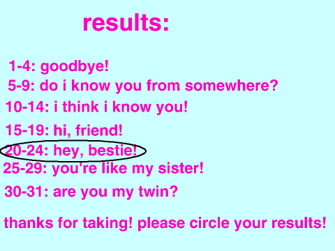 personality quiz. remix