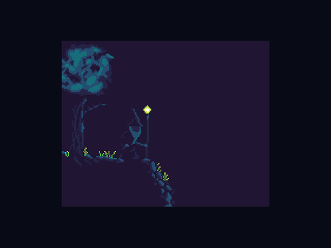 At The Edge Pixel Art 