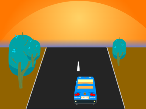 Sunset Drive - An Interactive Parallax